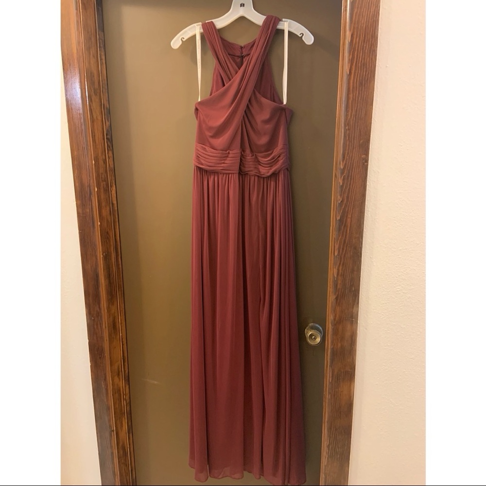 David’s Bridal Bridesmaid Dress - Wine